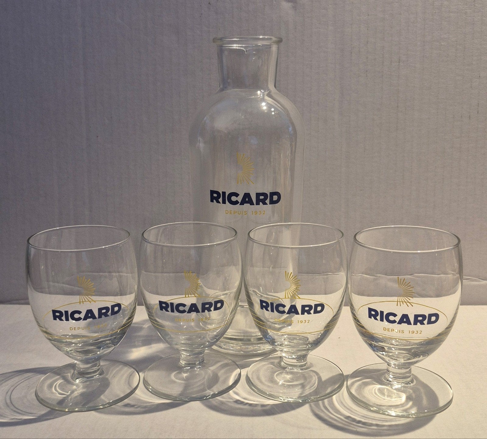 Ricard setje (T), Ophalen of Verzenden, Borrel- of Shotglas