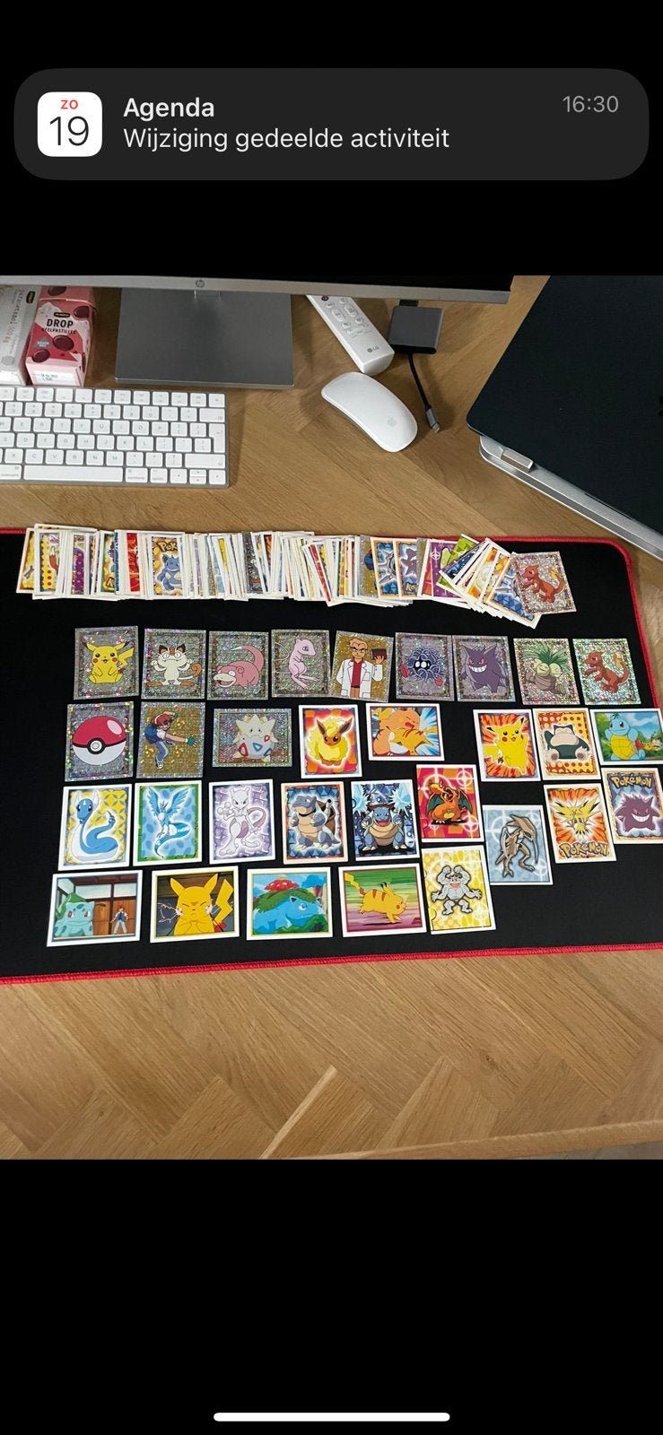 Pokemon stickers 1999 250+- stuks, Ophalen, Nieuw, Overige typen