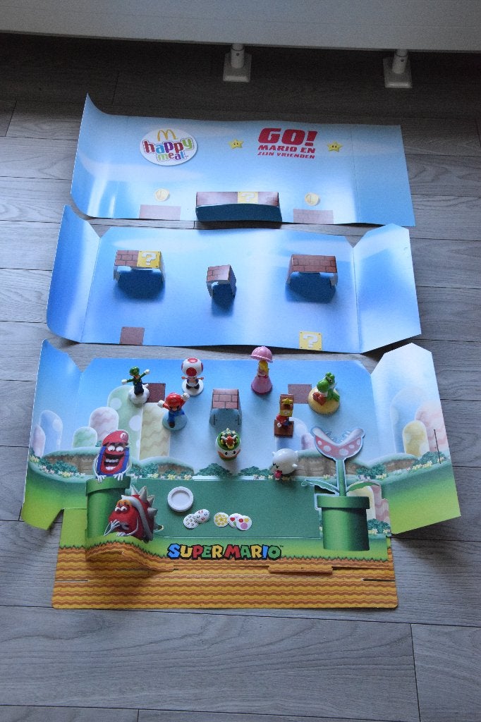 McDonald's & Nintendo - Mario Full Display Set (2016), Ophalen of Verzenden, Gebruikt