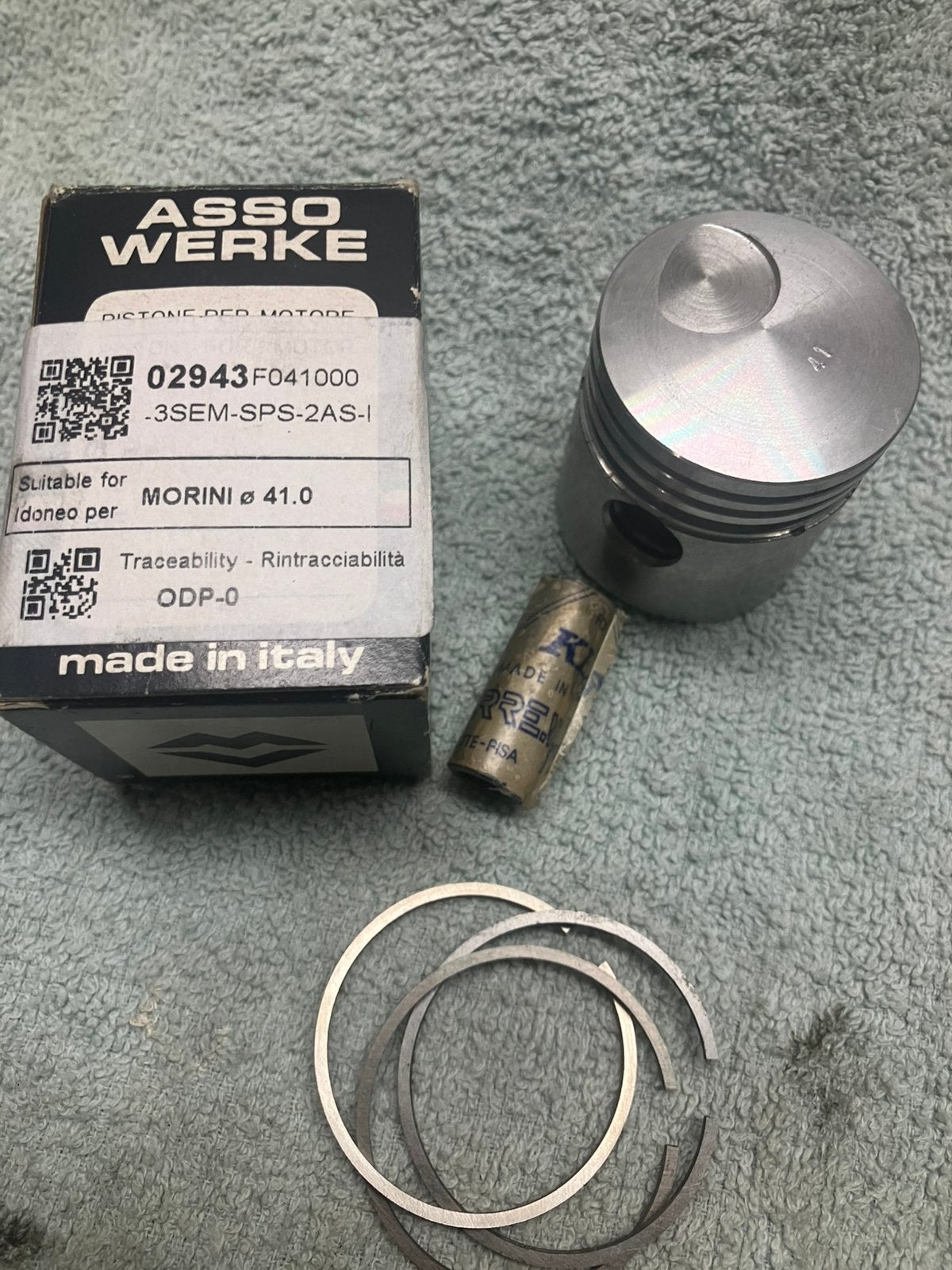 Asso Moto Morini zuiger 41 mm 4t, Ophalen of Verzenden, Nieuw, Cilinder