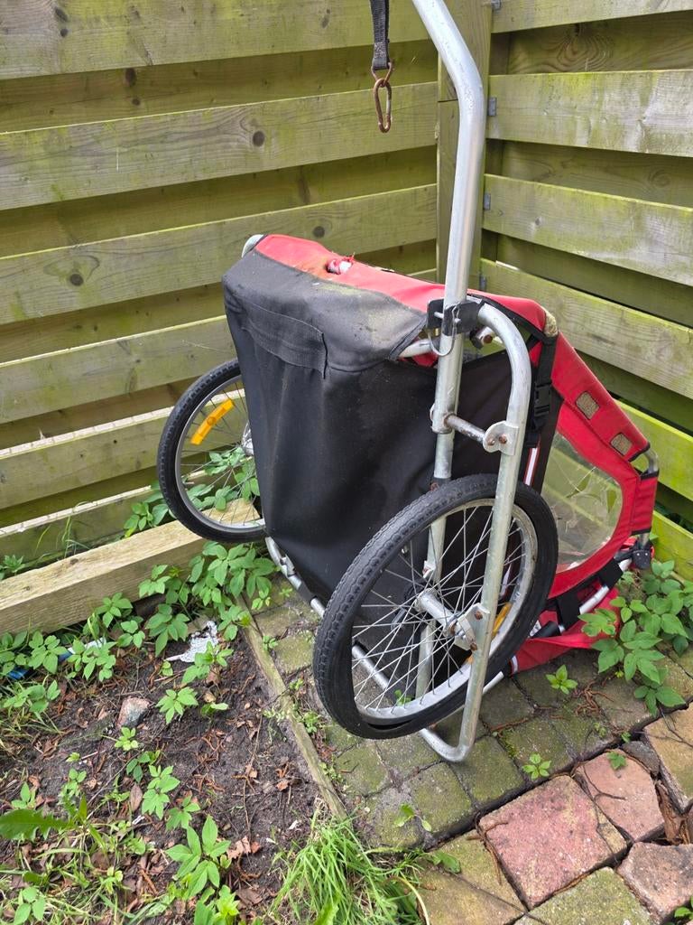 Gratis: Kinderfietskar - opknapper, Fietsen en Brommers, Fietsaccessoires | Aanhangers en Karren, Ophalen of Verzenden