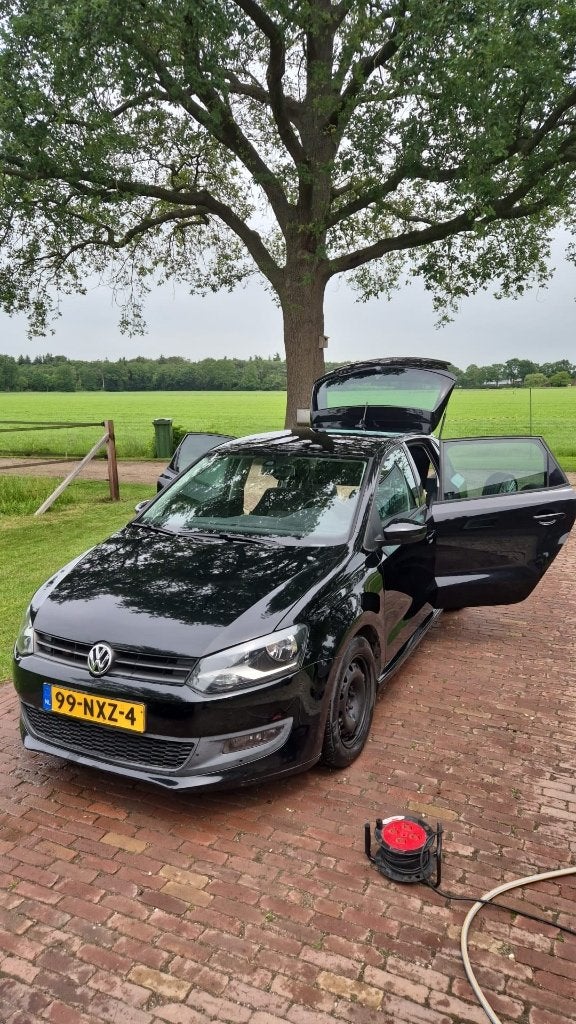 Volkswagen Polo 1.2 TDI 55KW BM 2011 Zwart, Voorwielaandrijving, Euro 5, Stof, Zwart