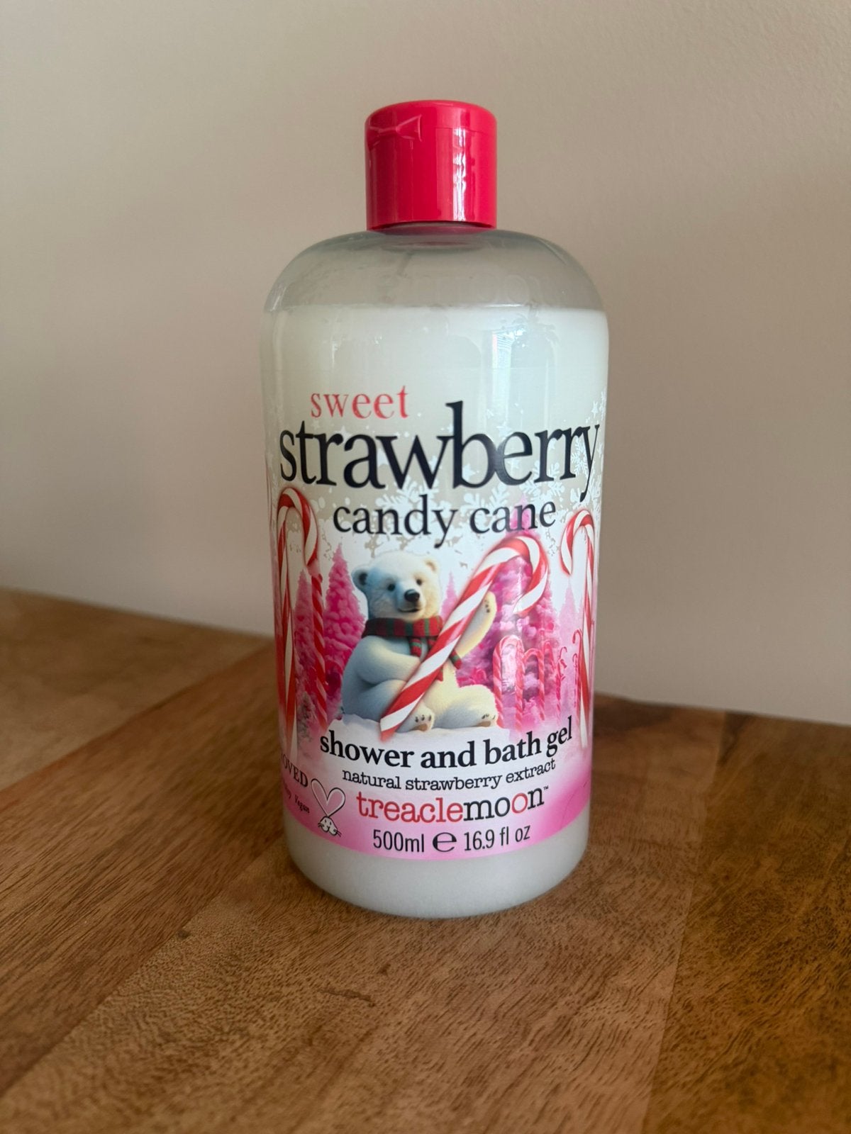 Treaclemoon - Sweet Strawberry Candy Cane 500ml, Verzenden, Zo goed als nieuw, Bad & Douche
