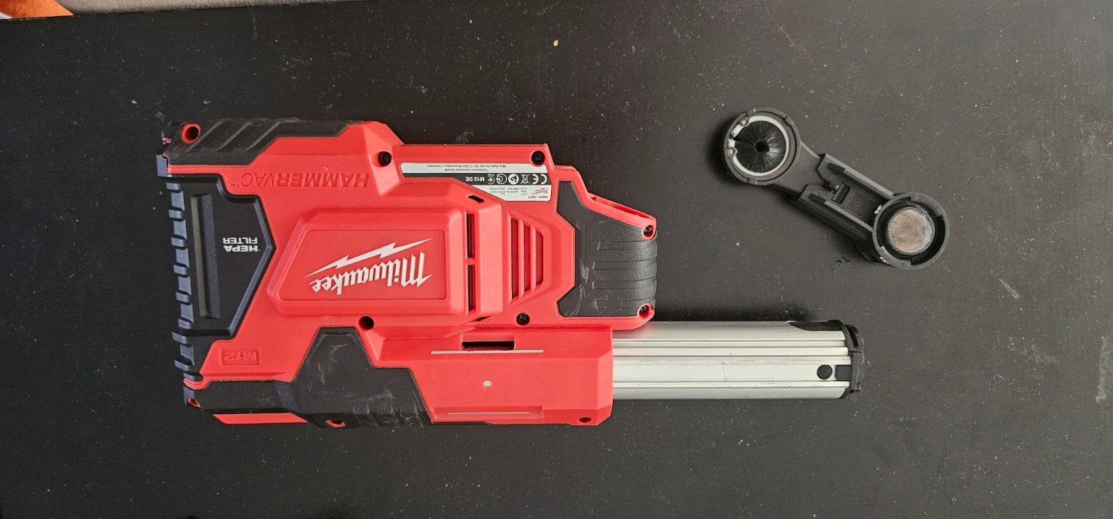 Milwaukee Stofzuiger voor Klopboor - HammerVac, Ophalen of Verzenden, Zo goed als nieuw, Overige typen