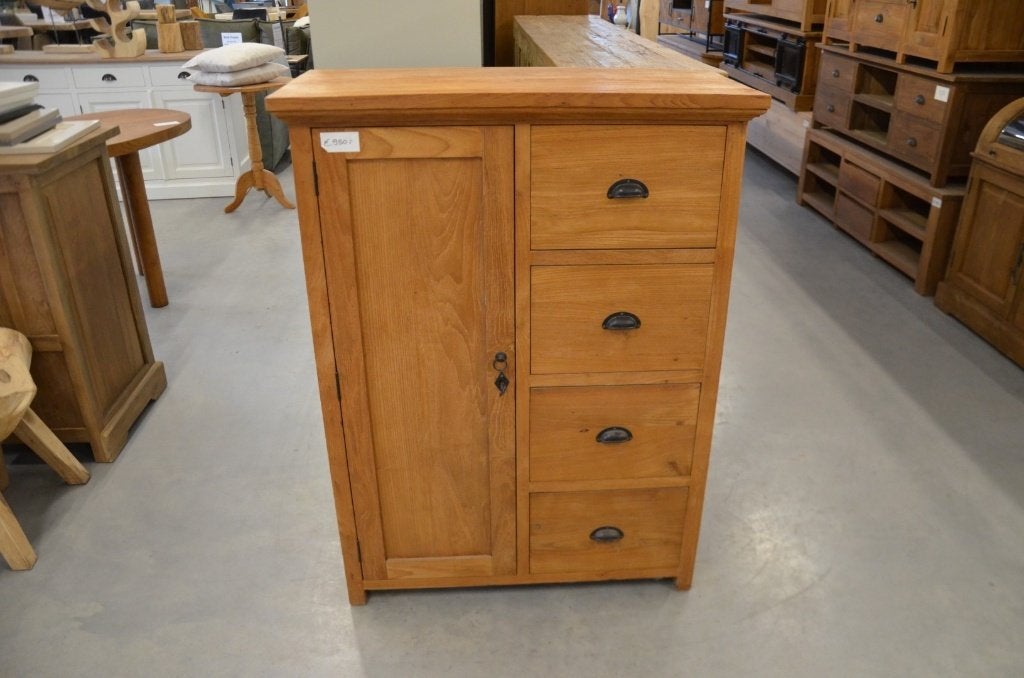 Teak spekkast 90 cm breed, Ophalen, Nieuw, Hout