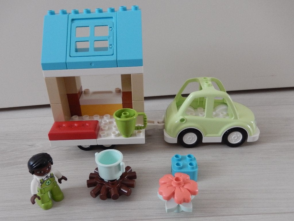 Duplo 10986 Familiehuis op wielen, Kinderen en Baby's, Ophalen of Verzenden, Zo goed als nieuw, Duplo, Complete set