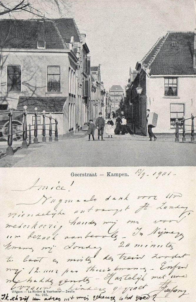 703-096-005 Geerstraat Kampen, Verzenden, Voor 1920, Overijssel