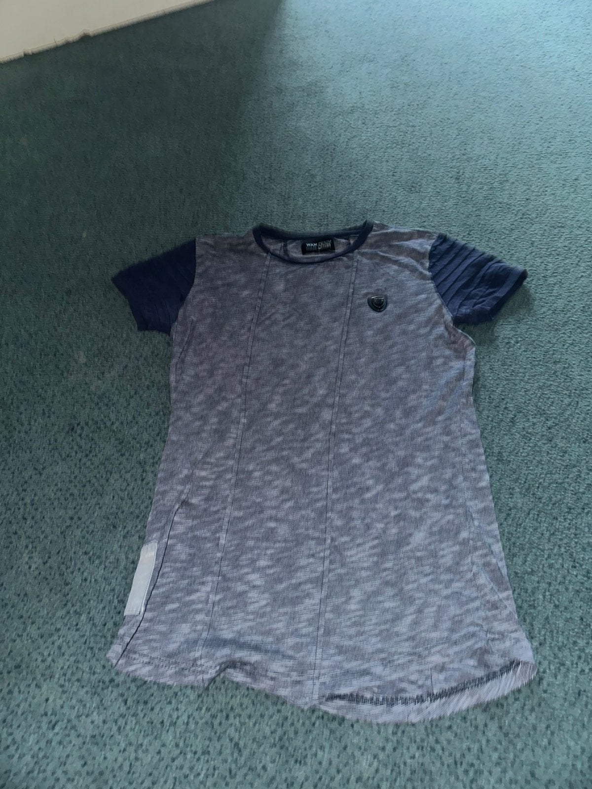 WAM Denim T-shirt - Maat M, Ophalen of Verzenden, Gedragen, Maat 48/50 (M), Blauw