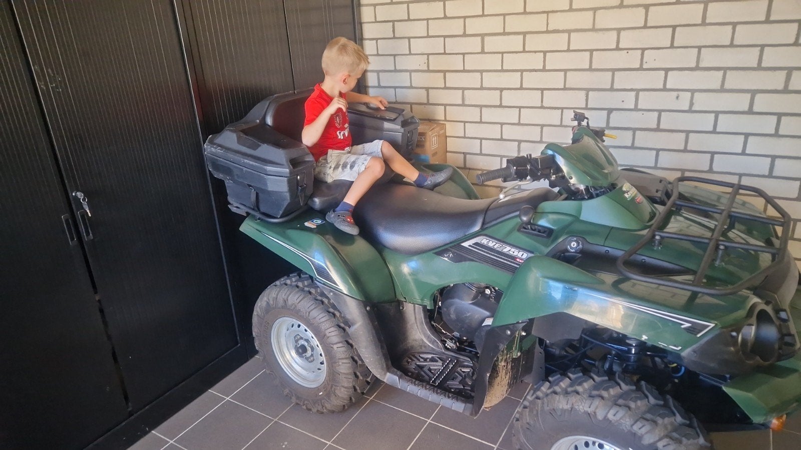 bagagekoffer tbv quad, Ophalen of Verzenden, Gebruikt