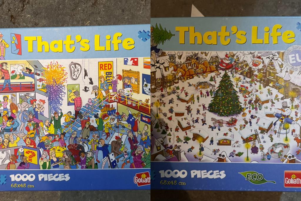 Thats life puzzels 950 stukjes, Ophalen of Verzenden, 500 t/m 1500 stukjes, Zo goed als nieuw, Legpuzzel