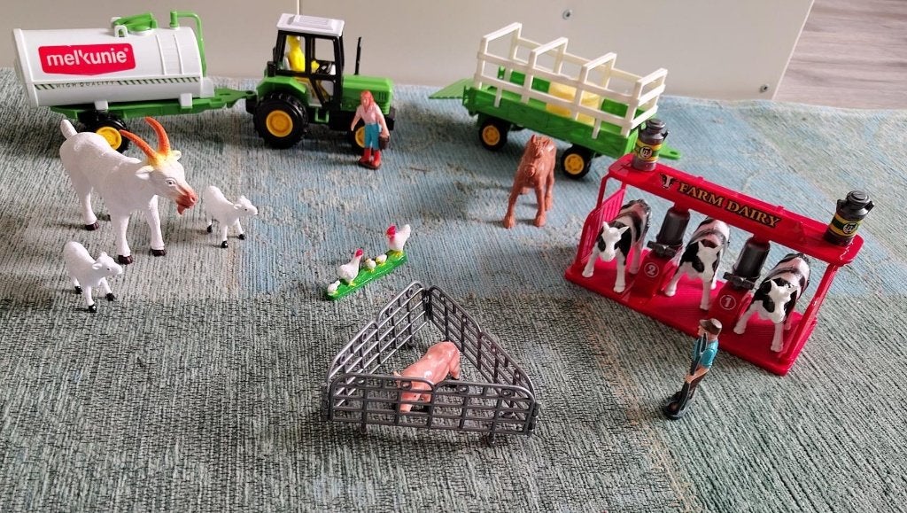 Boerderij speelset met dieren en voertuigen, Kinderen en Baby's, Ophalen, Gebruikt, Jongen of Meisje