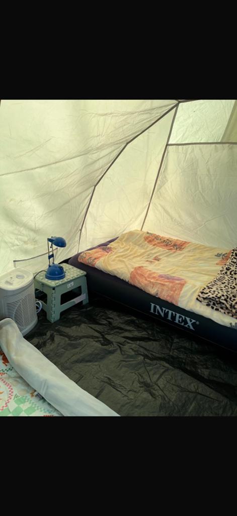 Tent te koop, Ophalen, Zo goed als nieuw, Minder dan 15 m²