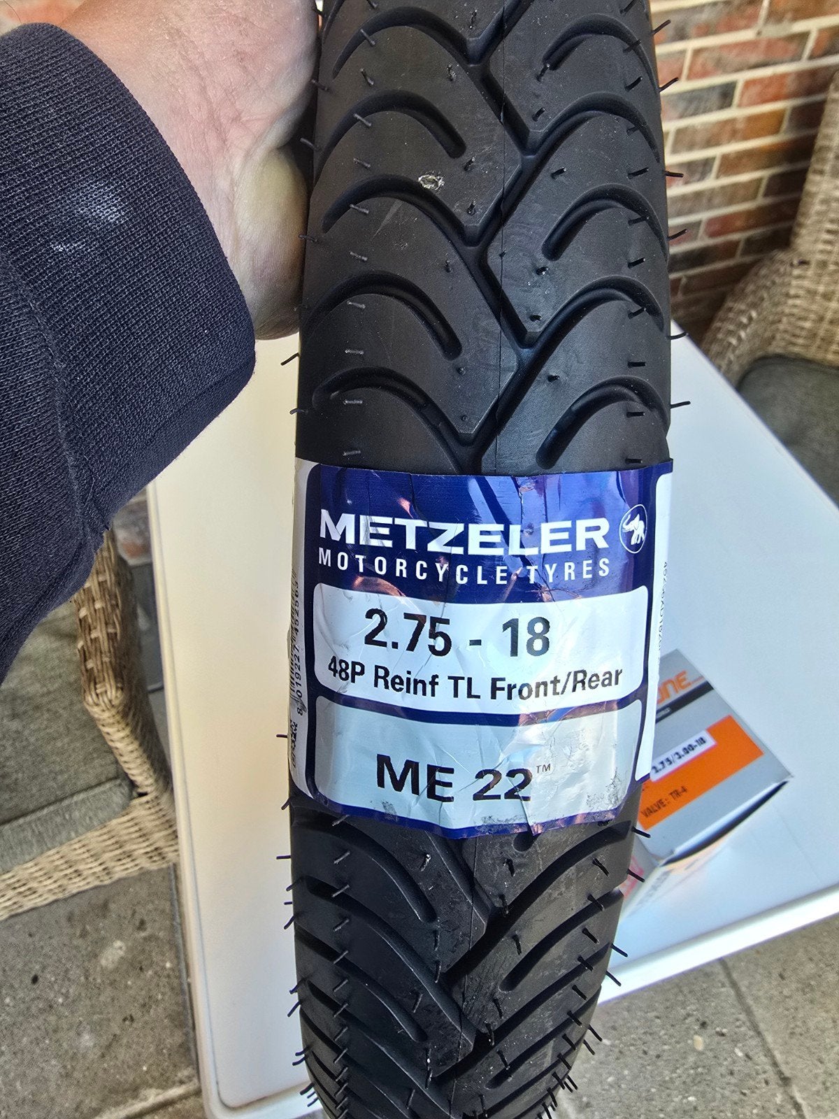 Nieuwe Metzeler buitenband en Deestone binnenband, Ophalen, Nieuw