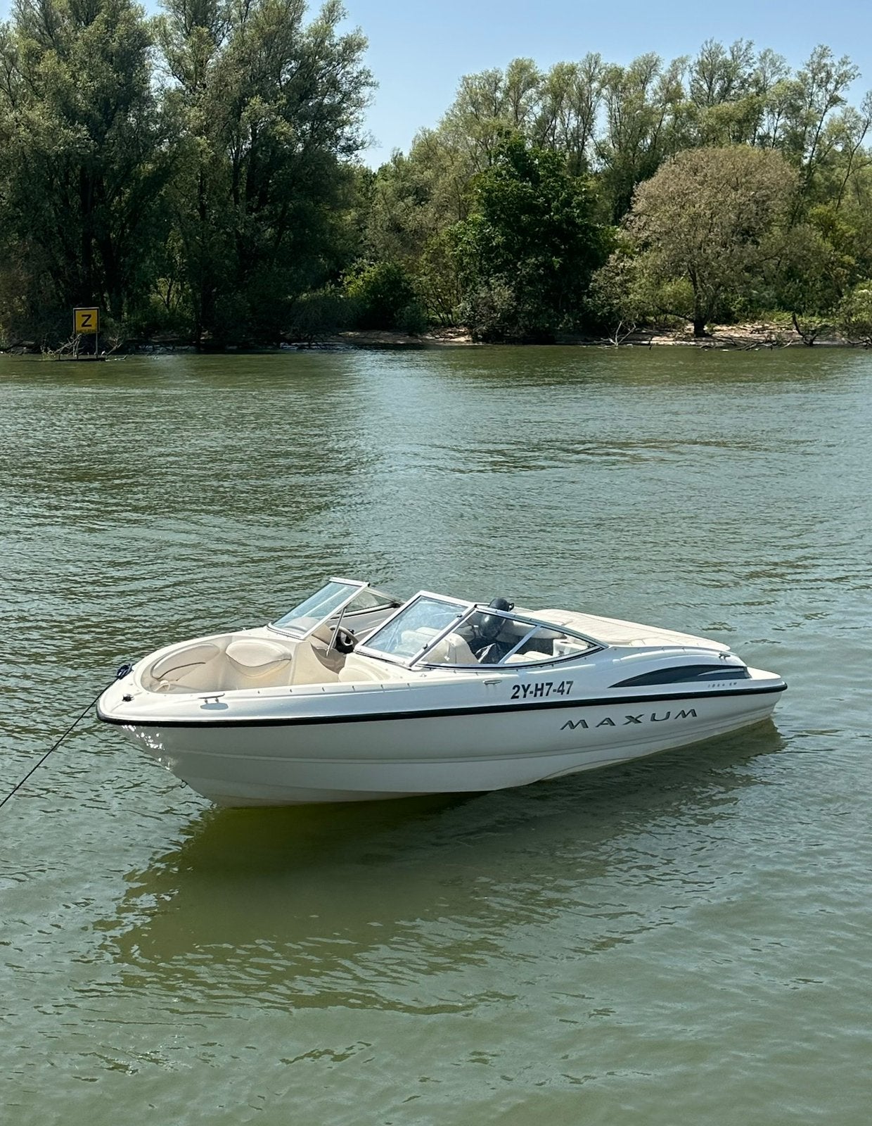 Maxum 1800 SR2 4.3 Mercruiser met trailer, Watersport en Boten, Ophalen, Gebruikt, Binnenboordmotor, 190 pk
