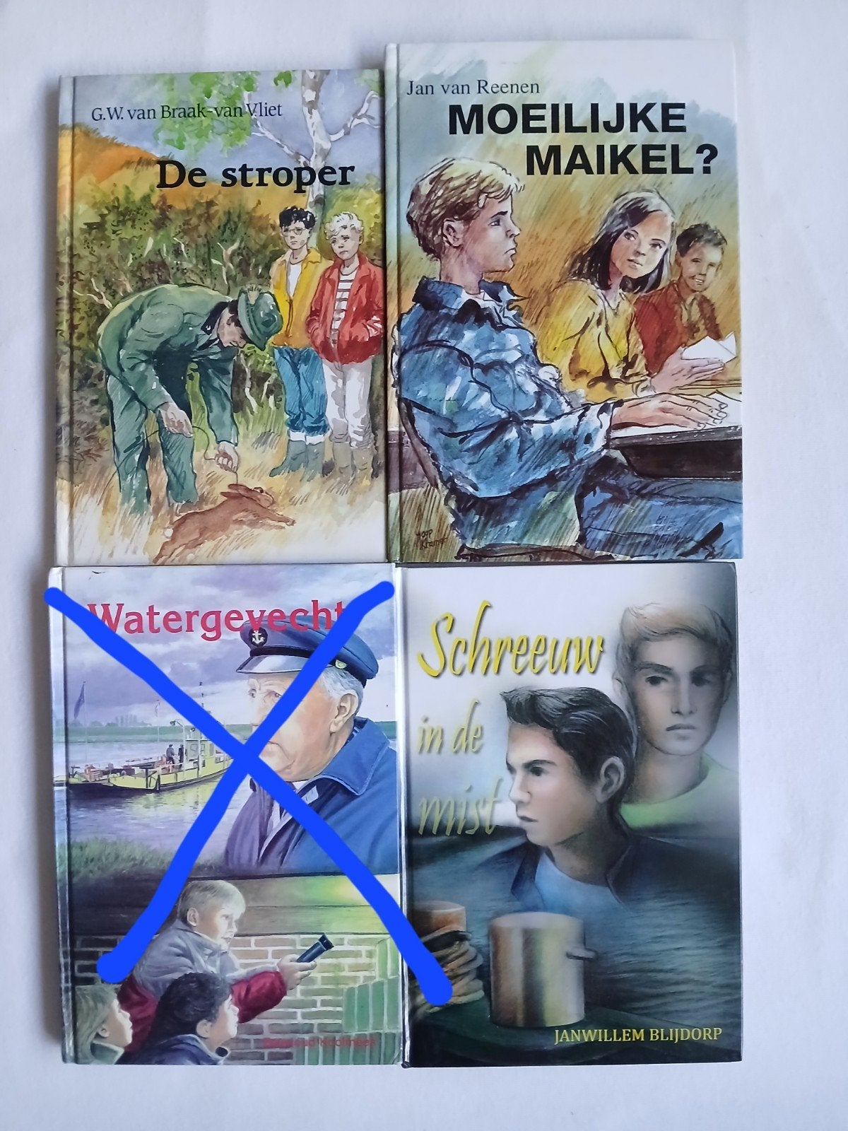 3 jongensboeken, o.a. de stroper., Boeken, Ophalen of Verzenden, Gelezen, Janwillem Blijdorp, Fictie algemeen