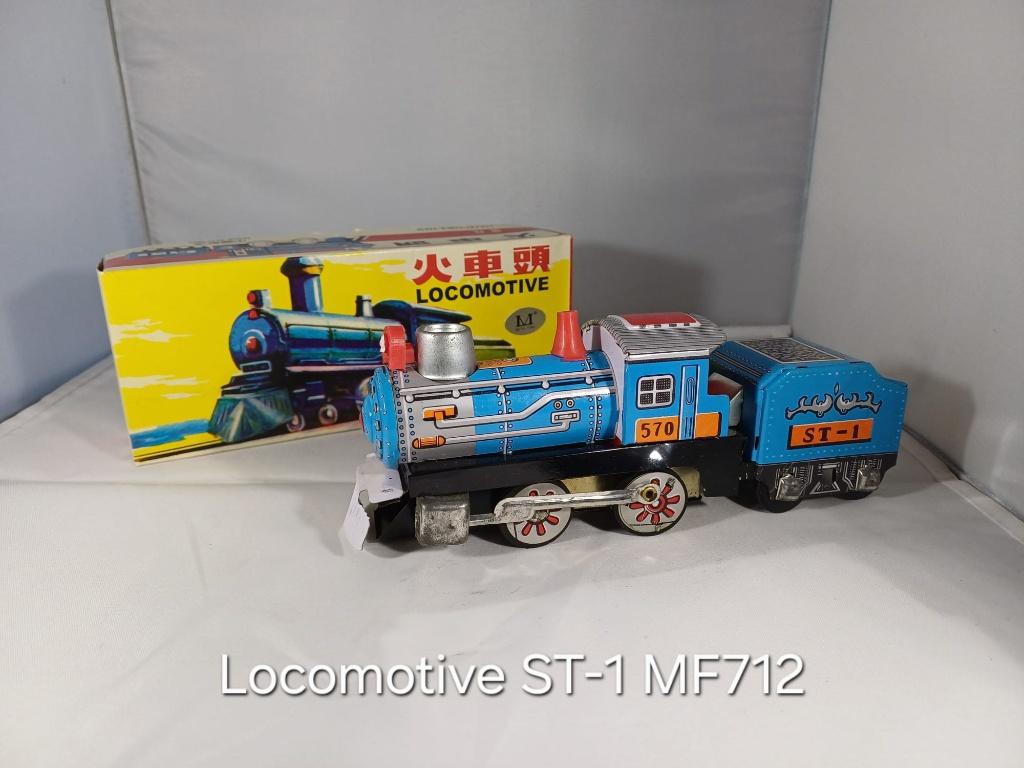 Blikken speelgoed trein Locomotive MF712 ST-1, Ophalen of Verzenden
