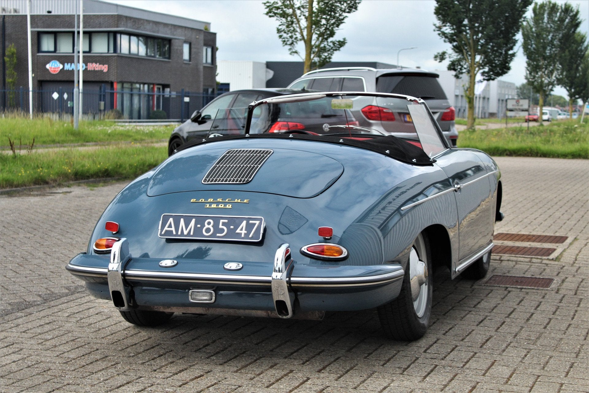 Porsche 356 B 1600 Roadster Drauz (bj 1960), Auto's, Oldtimers, Leder, 2 stoelen, Geïmporteerd, Lederen bekleding