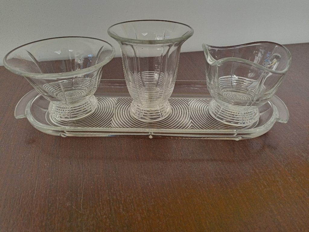 Vintage art deco melk en suiker set, Ophalen, Huis en Inrichting