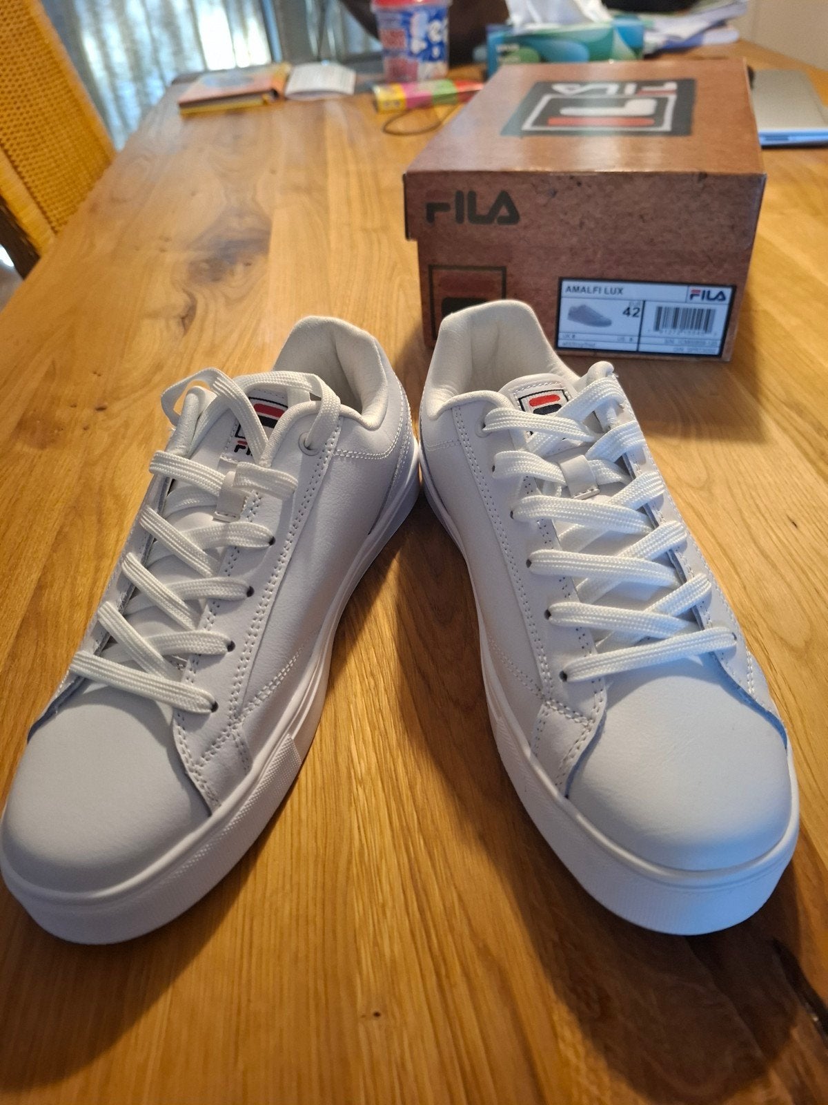 Witte Fila Amalfi Lux sneakers - Maat 42 - Ongebruikt, Wit, Nieuw, Ophalen of Verzenden, Sneakers of Gympen