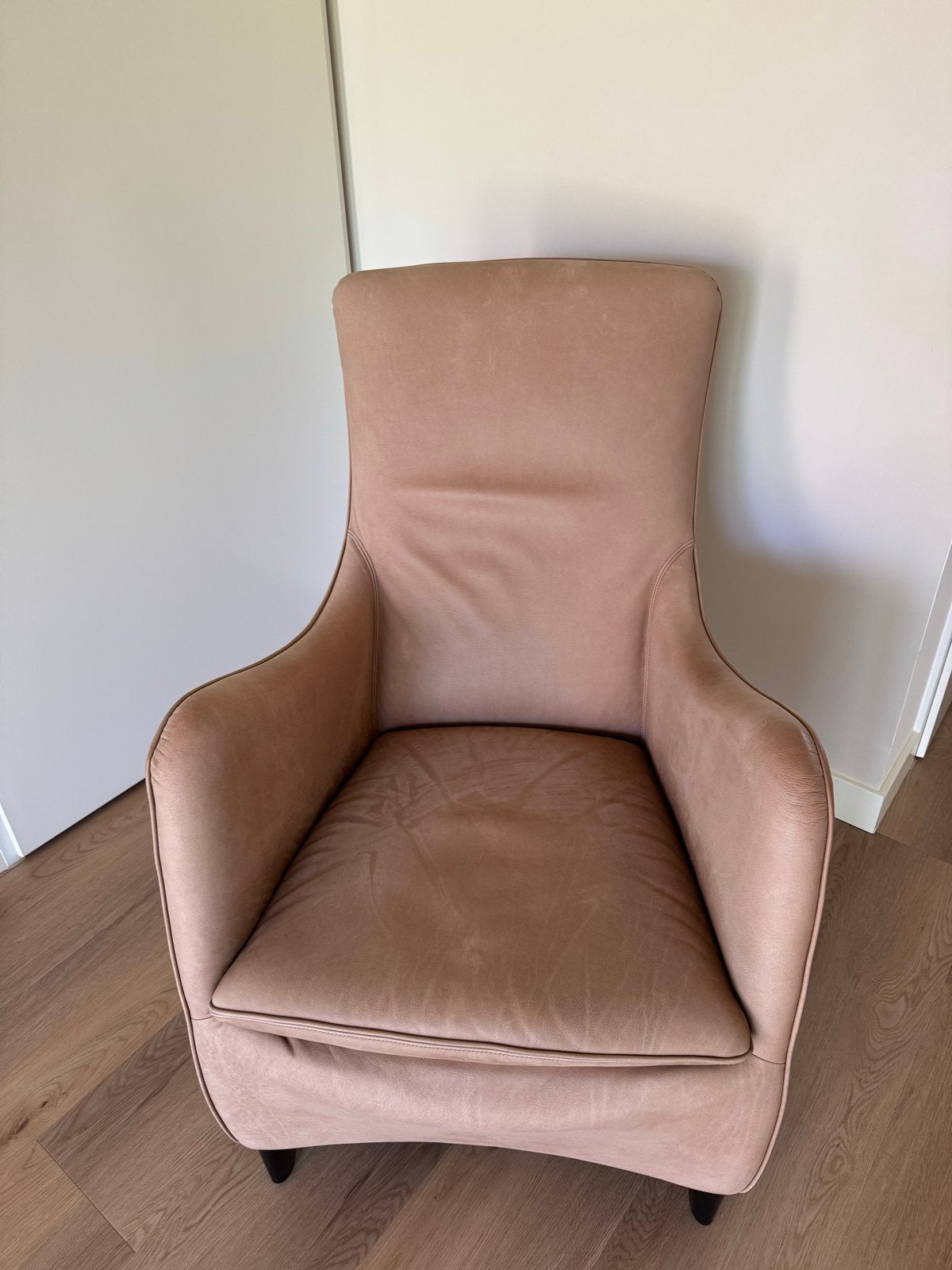 Wittmann Senta Fauteuil - Ontwerp Gerard van den Berg, Ophalen, Gebruikt, Leer, 75 tot 100 cm