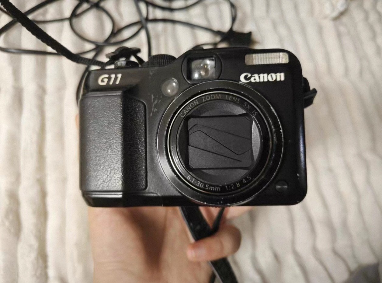 Canon PowerShot G11 Compactcamera - Goede Staat, Audio, Tv en Foto, Fotocamera's Digitaal, Gebruikt, Canon, Ingebouwde flitser
