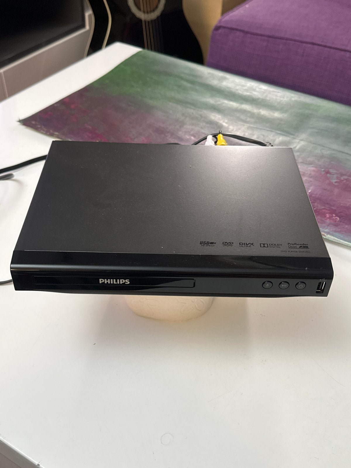 Philips DVP2852 DVD-speler met afstandsbediening, Ophalen of Verzenden, Zo goed als nieuw, Dvd-speler, Philips
