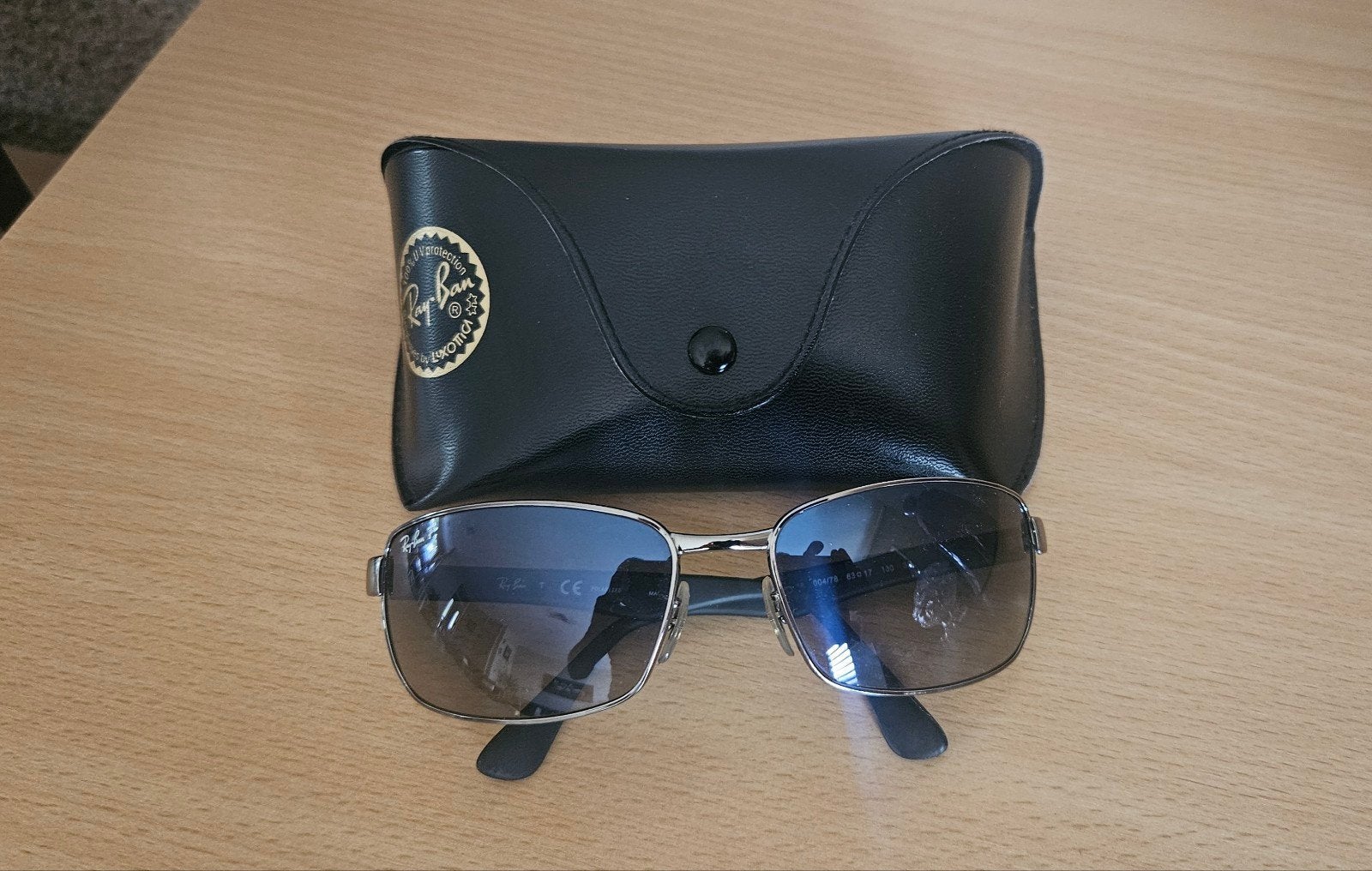 RB 3478 polorozid Orgineel rayban zonnebril met Orgineel etu, Ophalen of Verzenden, Zo goed als nieuw, Zonnebril, Ray-Ban