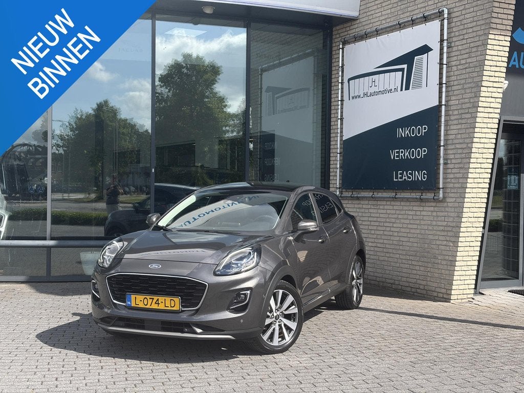 Ford Puma 1.0 EcoBoost Hybrid Titanium*ACC*PANO*CAM*LED*NAVI, Voorwielaandrijving, Euro 6, 23 km/l, Origineel Nederlands