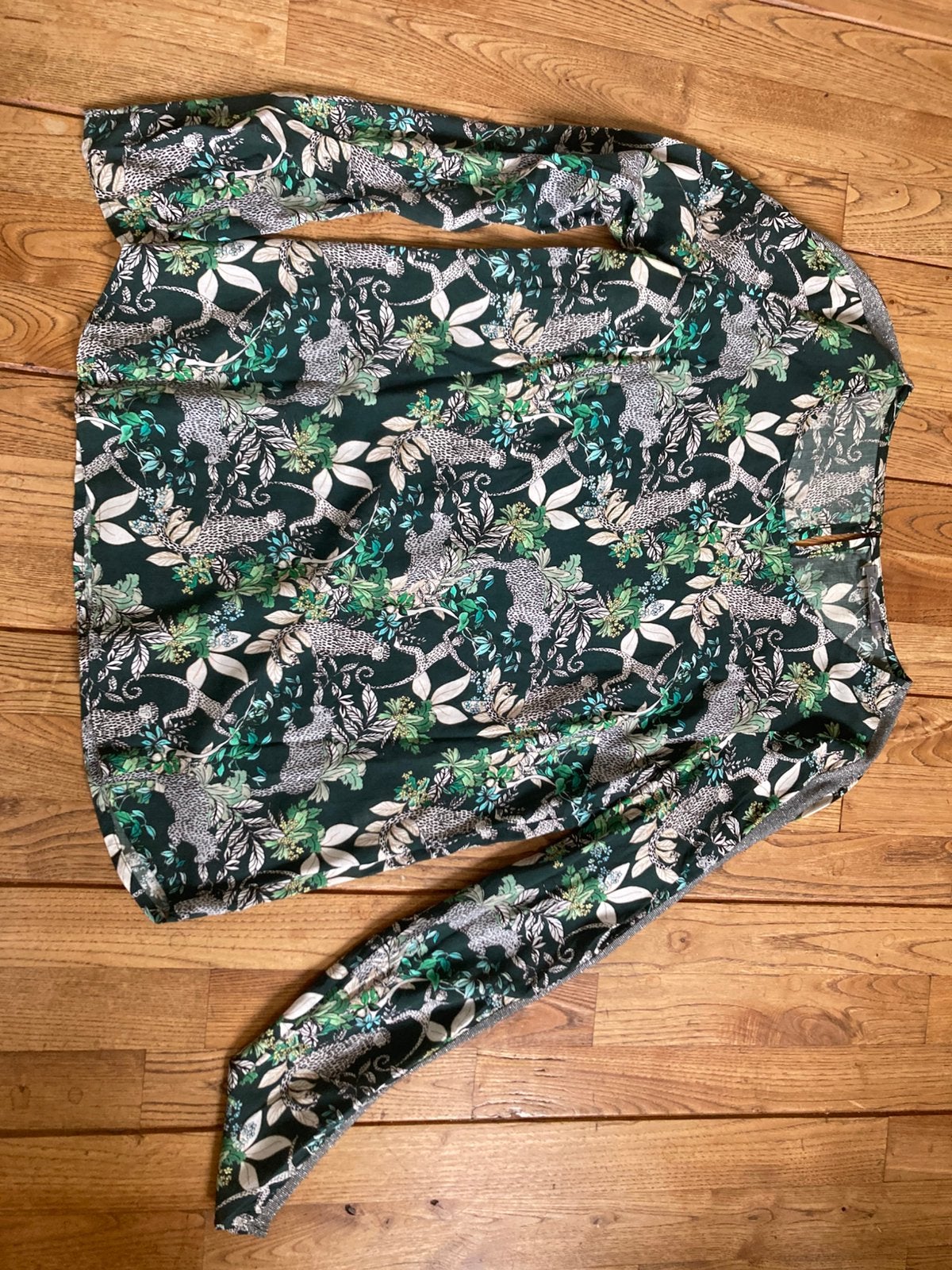Geisha new floral lightweight viscose blouse, Verzenden, Nieuw, Maat 38/40 (M), Groen