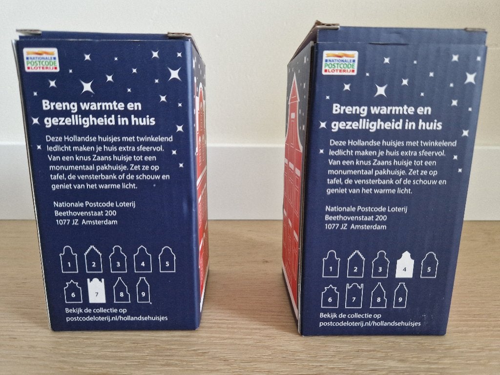 Kersthuisjes Dokkumer en Grachtenpand, Ophalen of Verzenden, Nieuw