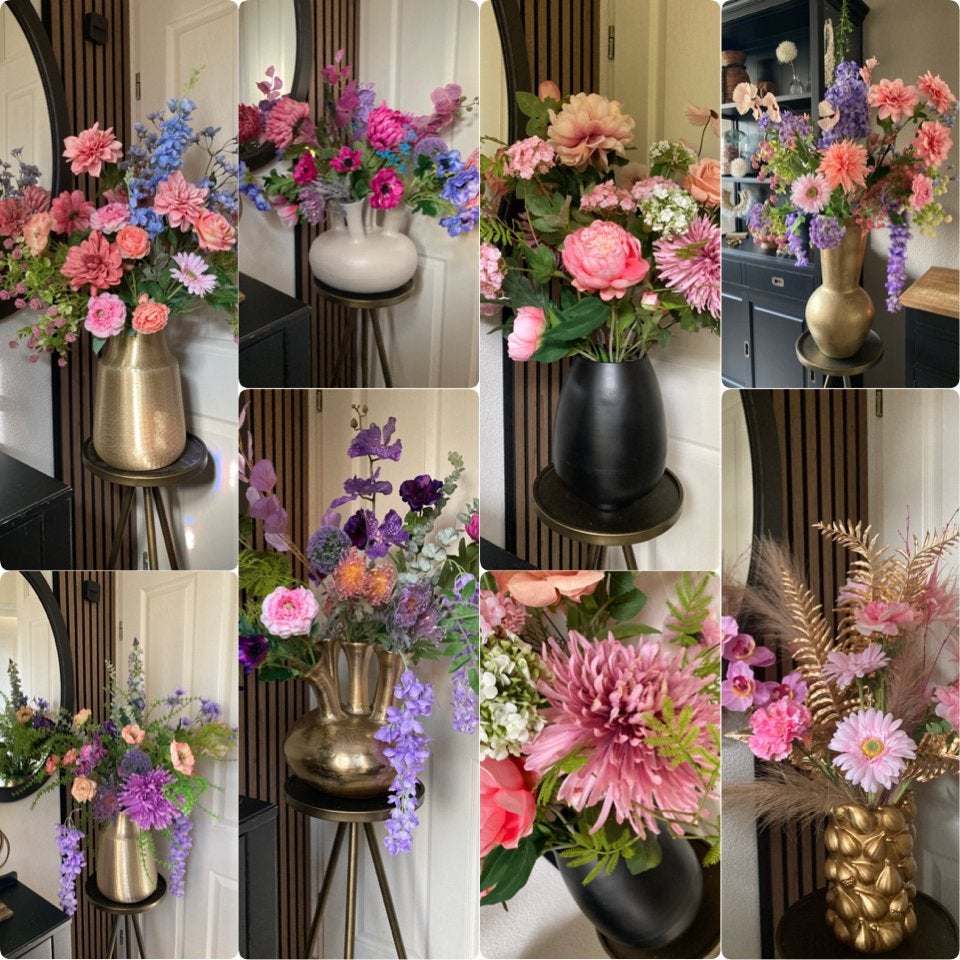 Prachtige Collectie Zijden bloemen Luxe Zijde, Ophalen of Verzenden, Nieuw