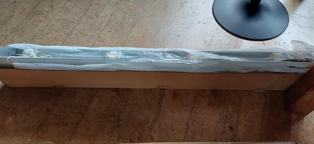 Luxaflex nieuw! wit 135 cm, hout., Ophalen, Nieuw