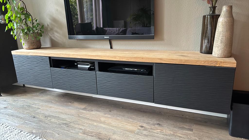 Ikea TV kast (zonder de eiken plank), Ophalen, Zo goed als nieuw, 25 tot 50 cm, Minder dan 100 cm