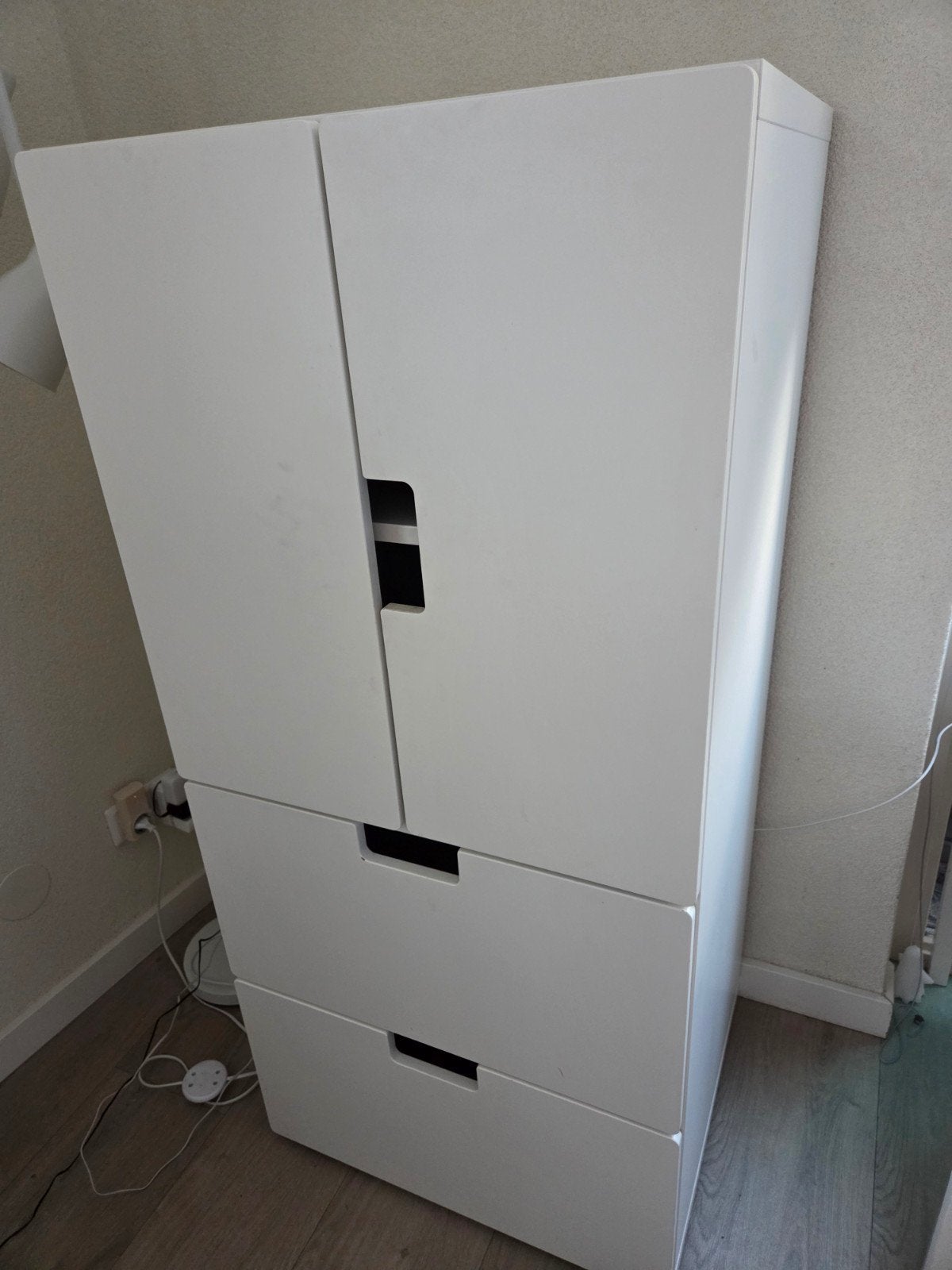 IKEA Stuva Kast - Witte Opbergkast met Lades en Deuren, Ophalen, Gebruikt, 100 tot 150 cm, Met lade(s)