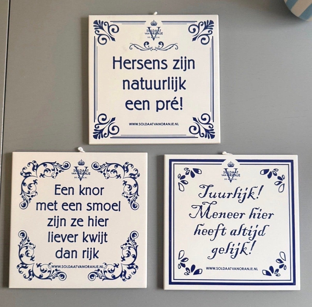 Tegels Soldaat van Oranje, Ophalen of Verzenden