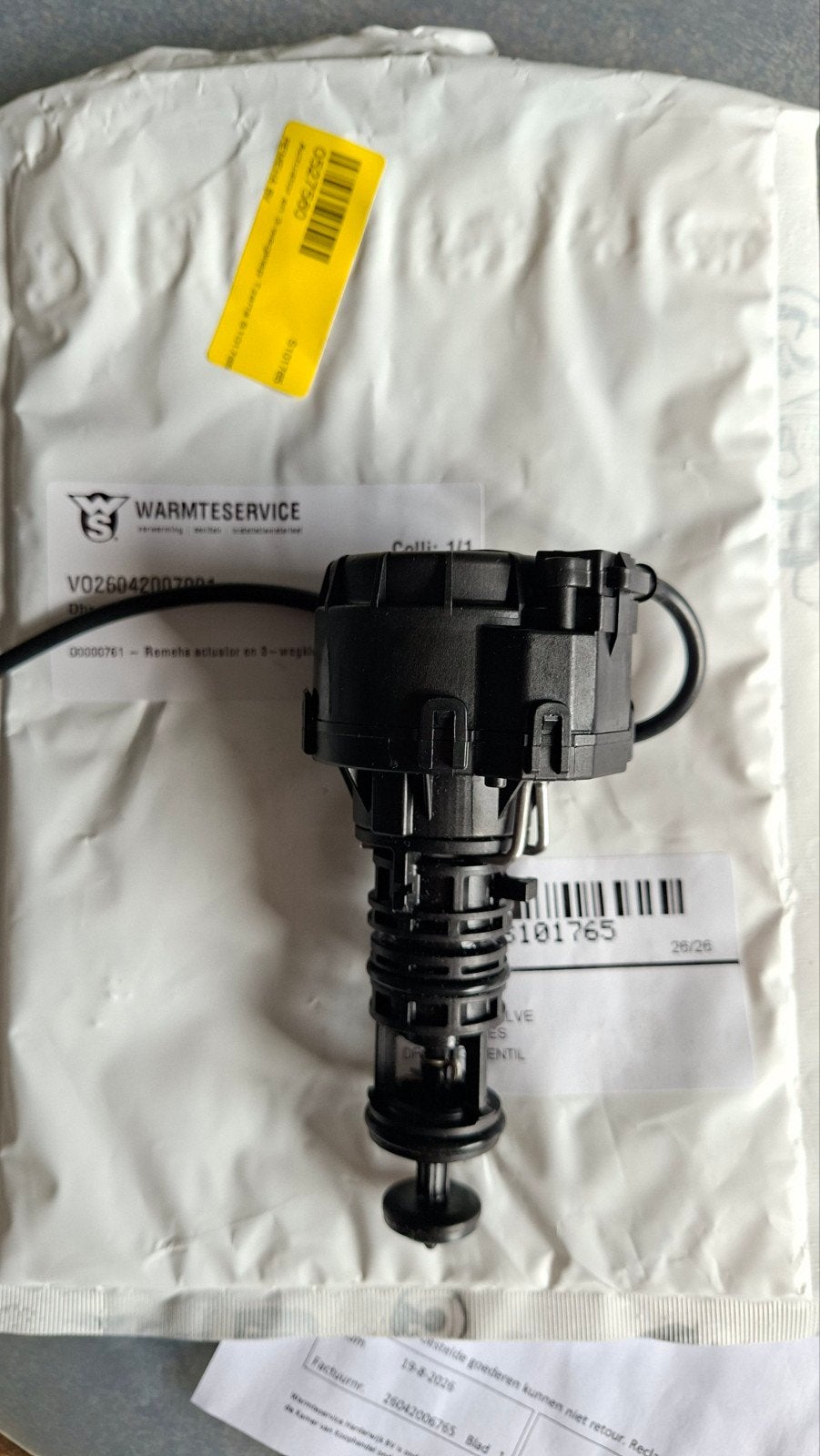 Remeha driewegklep actuator - Nieuw in verpakking, Minder dan 30 cm, Overige typen, Nieuw, Minder dan 60 cm