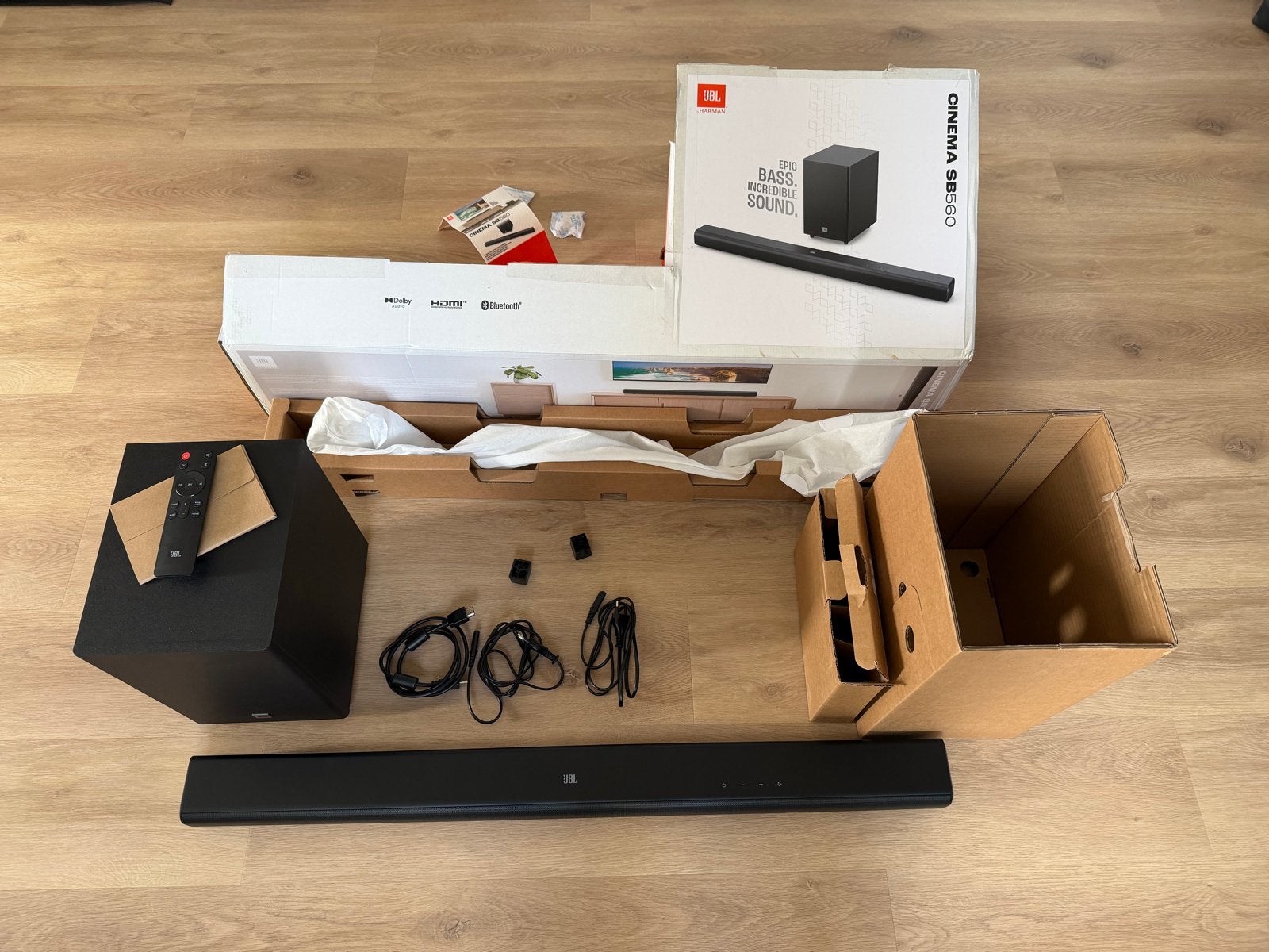 JBL Cinema SB560 Soundbar, Audio, Tv en Foto, Ophalen of Verzenden, Bluetooth, Nieuw
