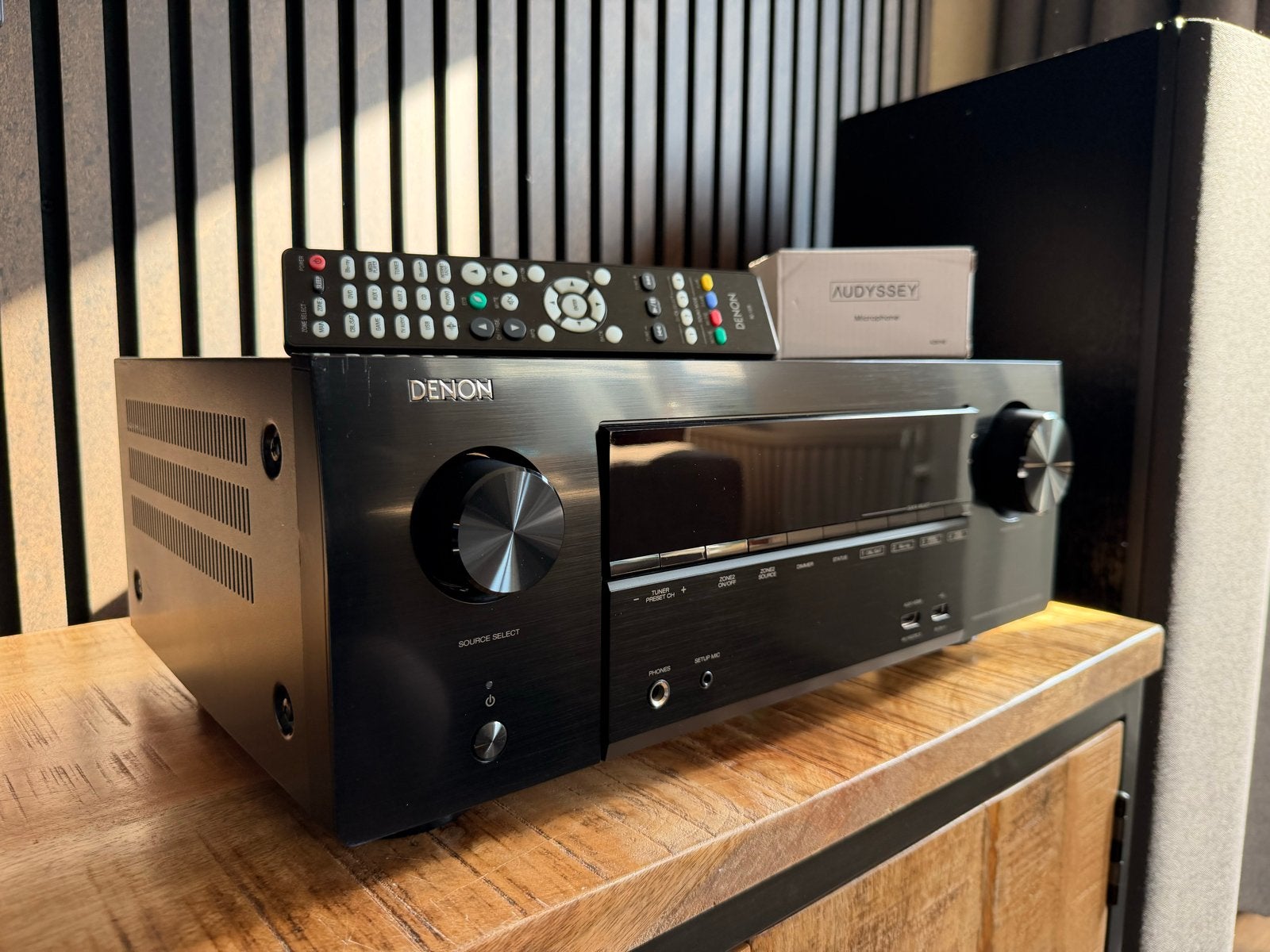 Denon AVR-X2600H AV Receiver Zwart, Gebruikt, Denon, Ophalen of Verzenden, 60 tot 120 watt