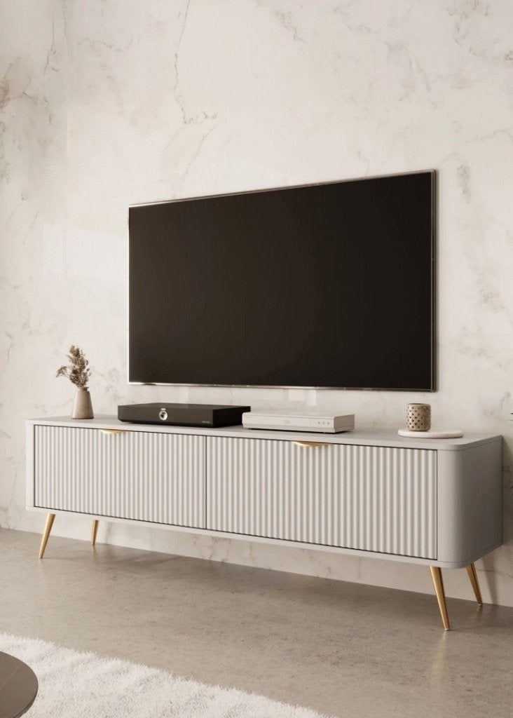 Tv Meubel, Ophalen, 150 tot 200 cm, Zo goed als nieuw, Minder dan 100 cm