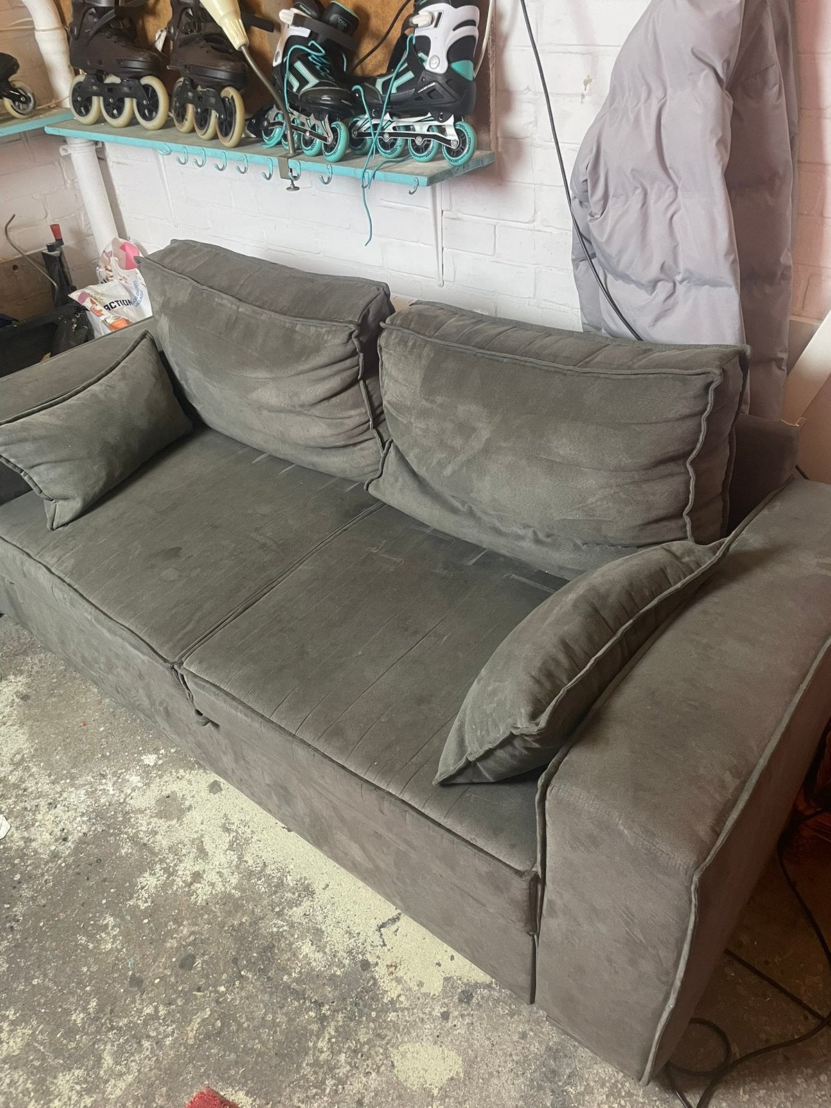 (Slaap) bank, Ophalen, Gebruikt, Driepersoons, 75 tot 100 cm