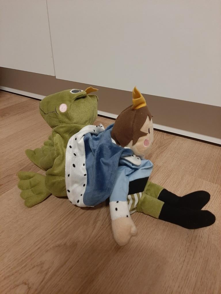 IKEA kikkerprins knuffel, Ophalen of Verzenden