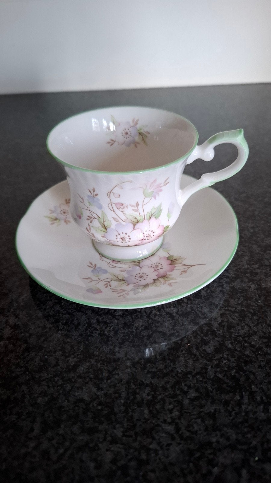 Springfield Bone China kop en schotel - Made in England, Ophalen of Verzenden