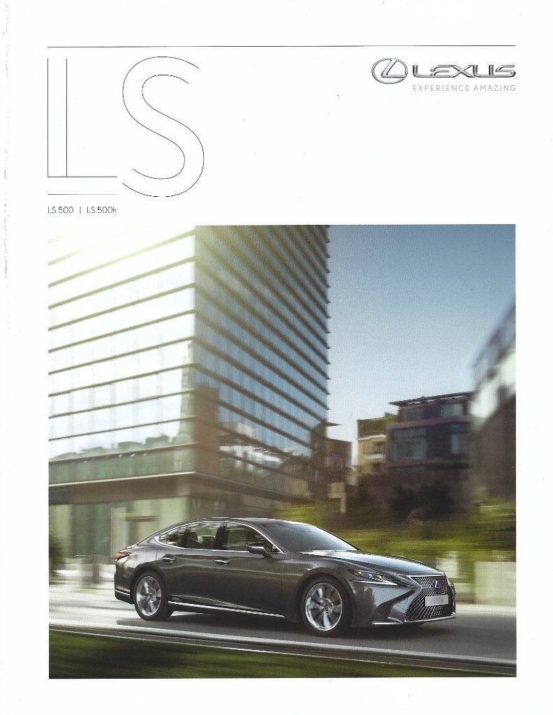 Brochure Lexus LS500h 2018, Ophalen of Verzenden, Gelezen, Overige merken