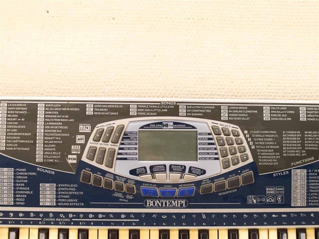 Bontempi Keyboard 51318, Muziek en Instrumenten, Keyboards, Ophalen of Verzenden, Gebruikt, 61 toetsen, Overige merken