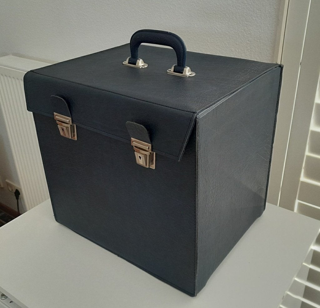 Lockmachine koffer donkerblauw, Ophalen of Verzenden, Zo goed als nieuw, Lockmachine, Overige merken