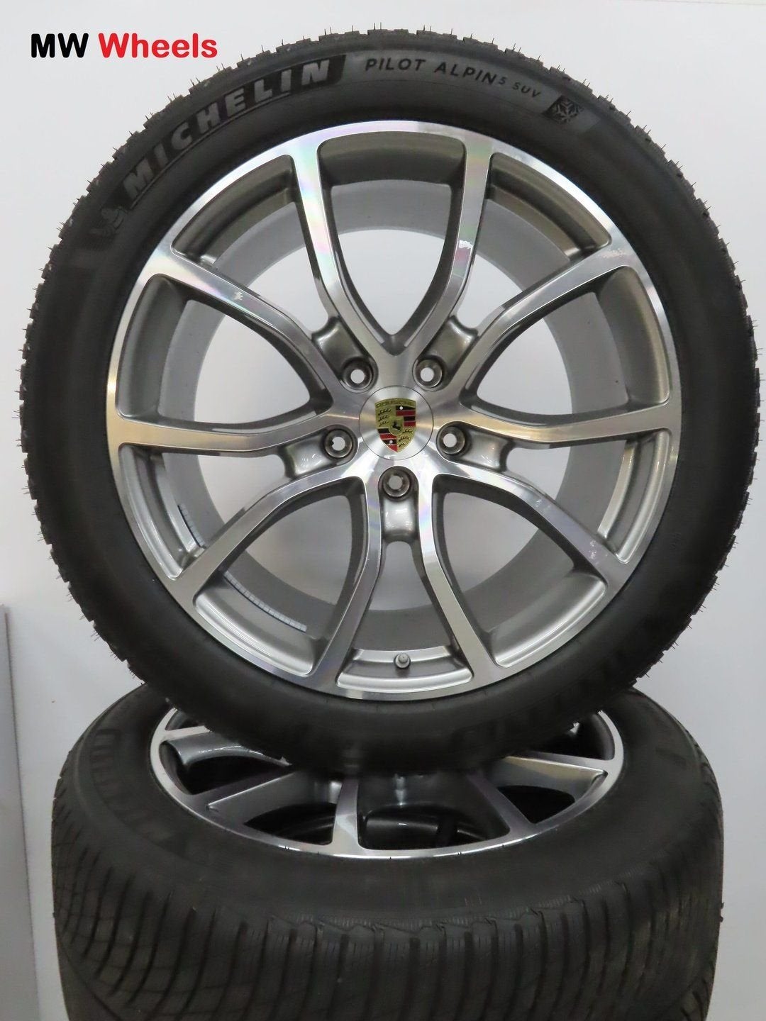 Porsche Cayenne 9Y3 coupe 2024 21 inch velgen winterbanden, Gebruikt, -, 285 mm, -