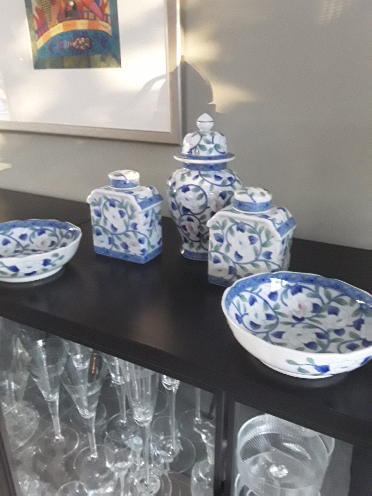 Chinees kaststel Lotus bloem., Ophalen of Verzenden