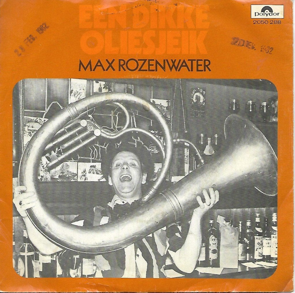Max Rozenwater – Een Dikke Oliesjeik, Ophalen of Verzenden, Gebruikt, 7 inch, Nederlandstalig