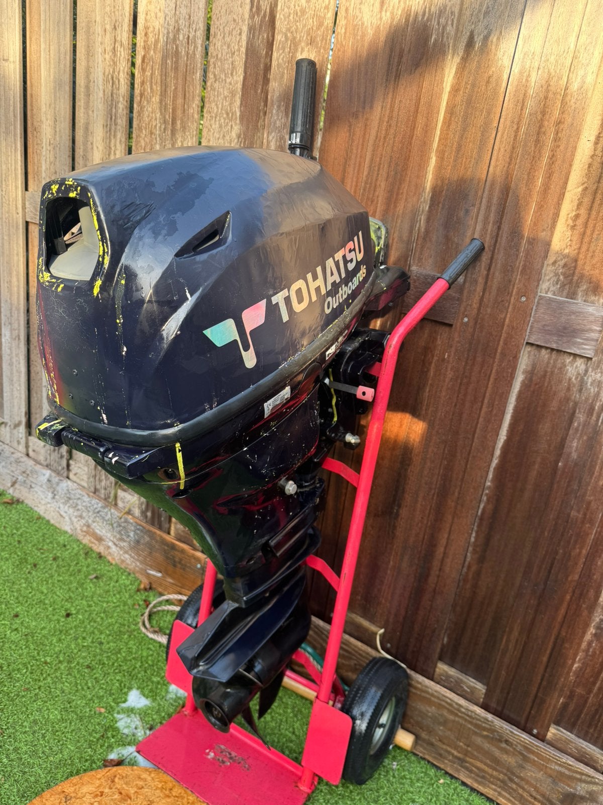 Tohatsu 15 pk | kortstaart | 2016 | 4 takt, Ophalen, Gebruikt, Motor en Techniek, Motorboot