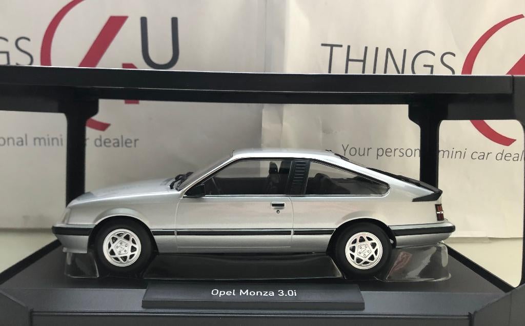 Norev 1:18 Opel Monza 3.0i 1985 zilver nieuw in verpakking, Ophalen of Verzenden, Nieuw, Auto, Norev